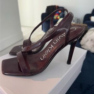 Calvin Klein Dark Burgundy Heels